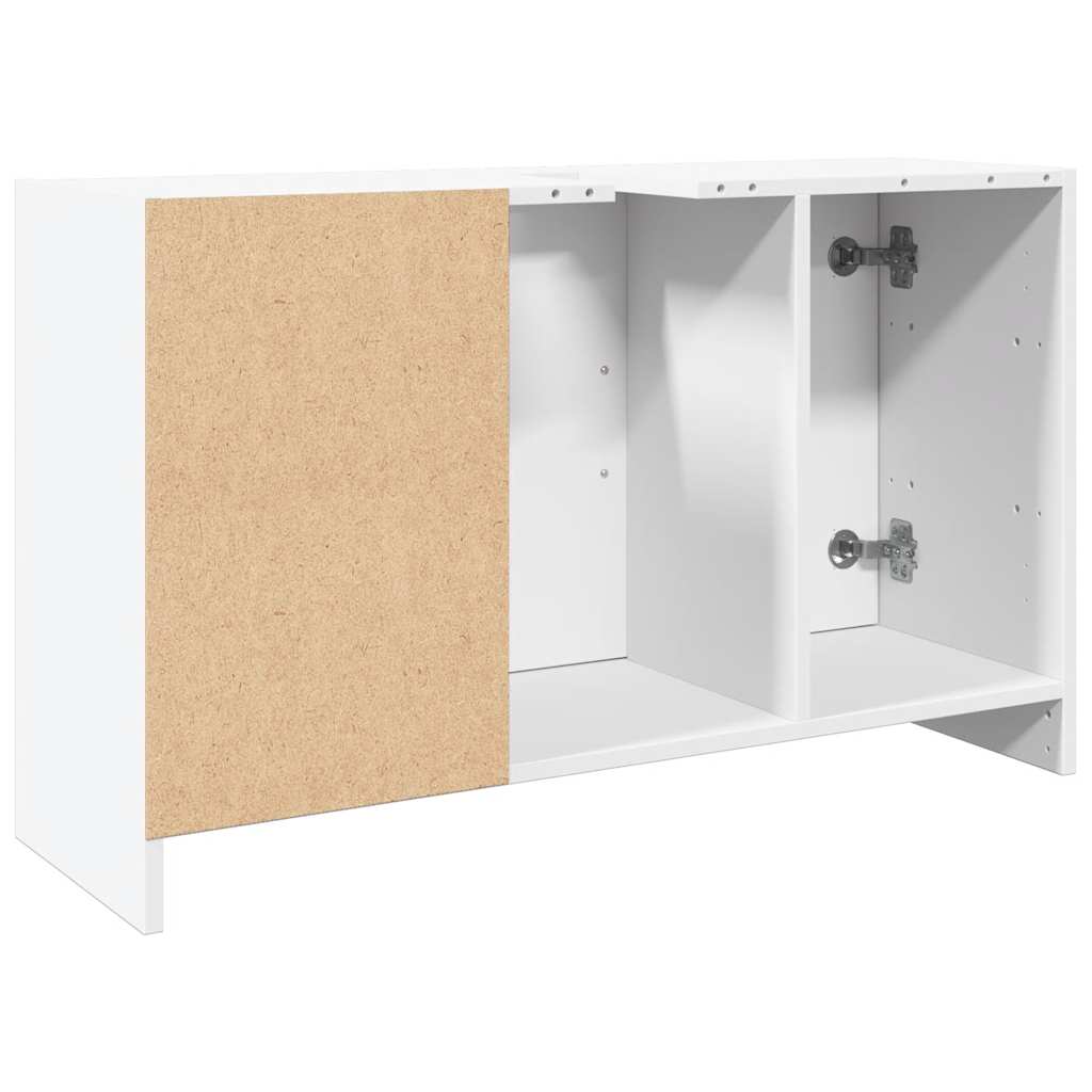 Servantskap Hvit 90X29X55 Cm Konstruert Tre