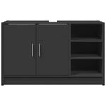 Servantskap Svart 90X29X55 Cm Konstruert Tre