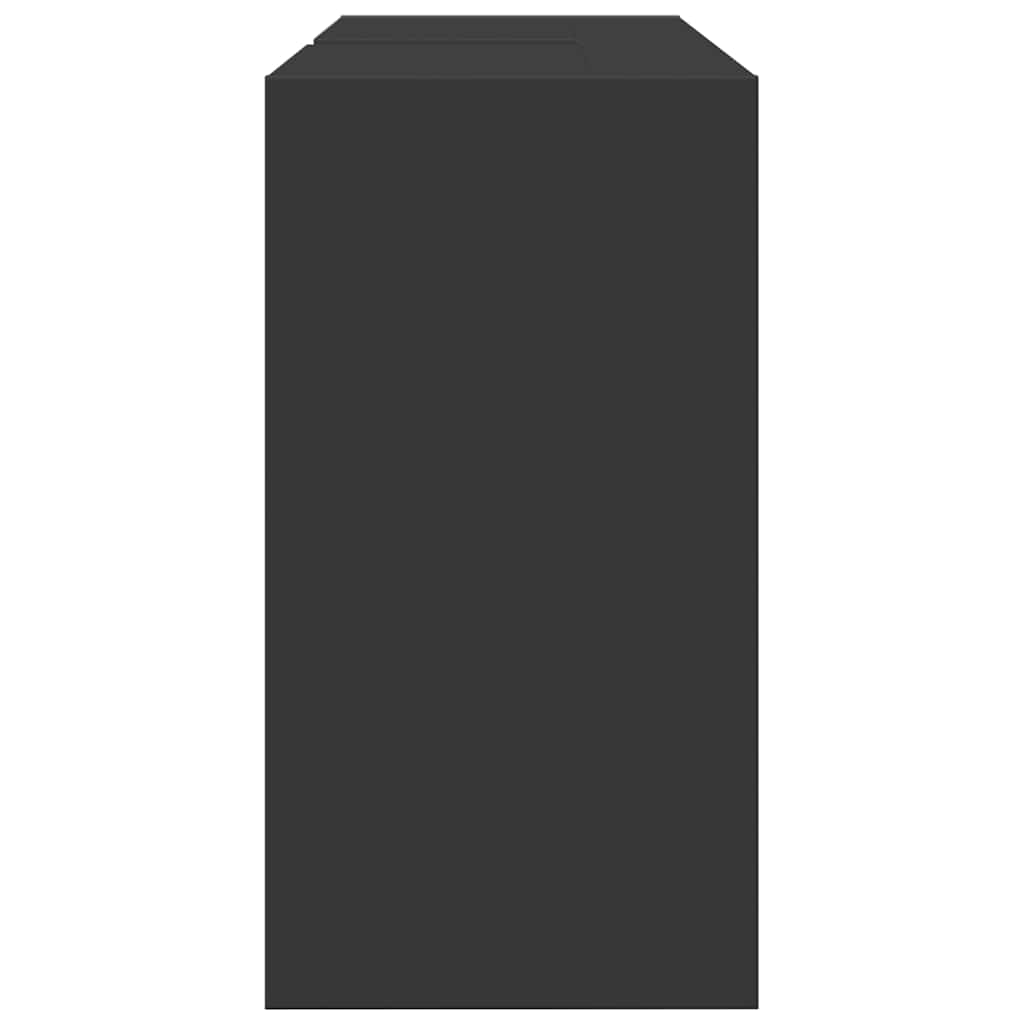 Servantskap Svart 90X29X55 Cm Konstruert Tre