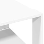 Salongbord Hvit 51,5X51,5X30 Cm Konstruert Tre