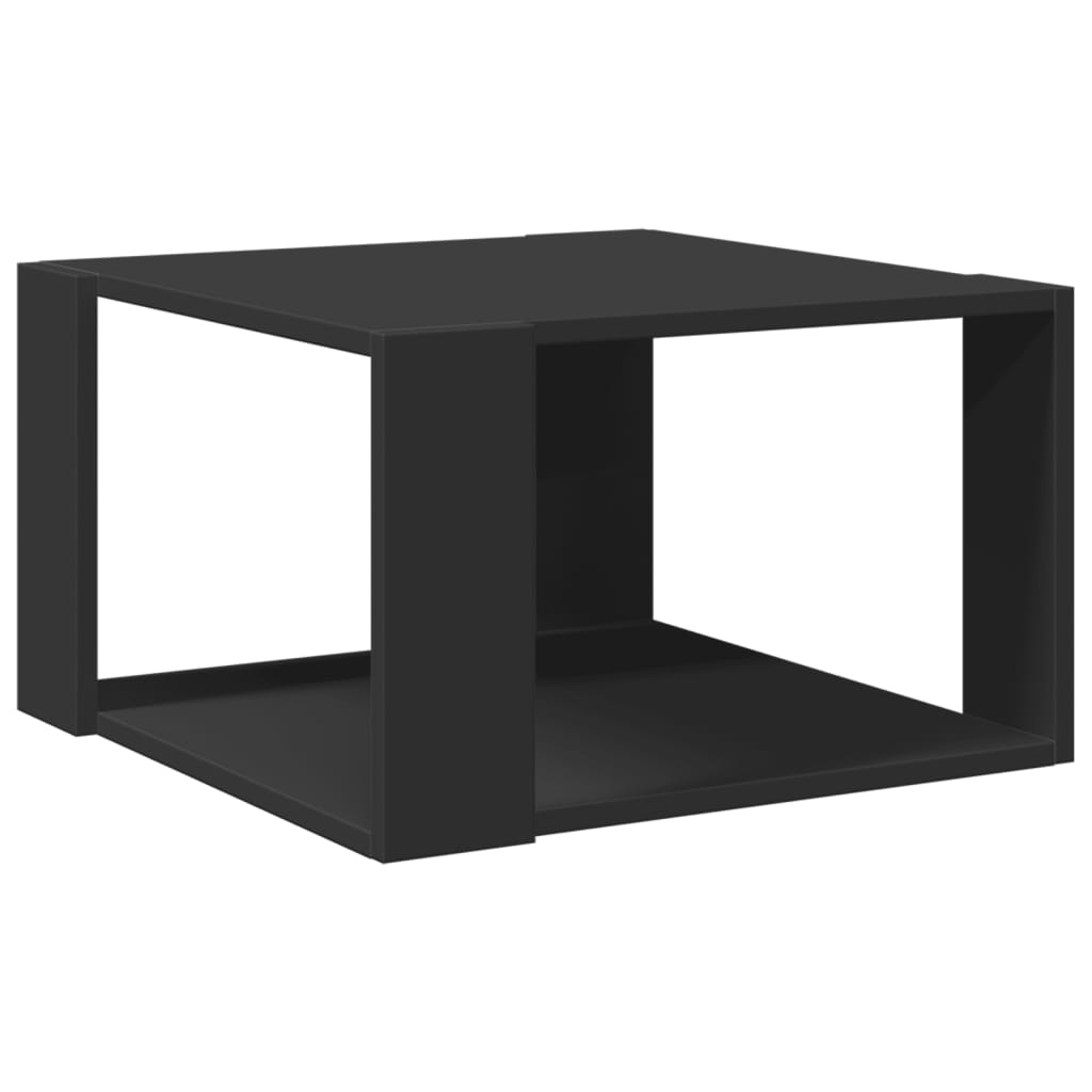 Salongbord Svart 51,5X51,5X30 Cm Konstruert Tre