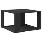 Salongbord Svart 51,5X51,5X30 Cm Konstruert Tre