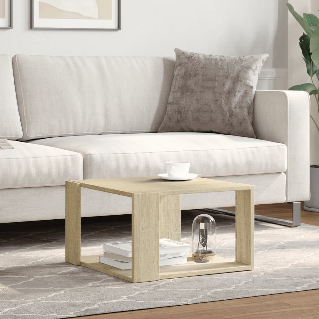 Salongbord Sonoma Eik 51,5X51,5X30 Cm Konstruert Tre