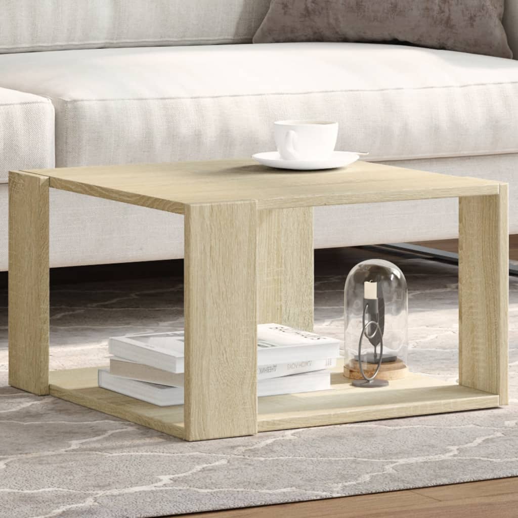 Salongbord Sonoma Eik 51,5X51,5X30 Cm Konstruert Tre