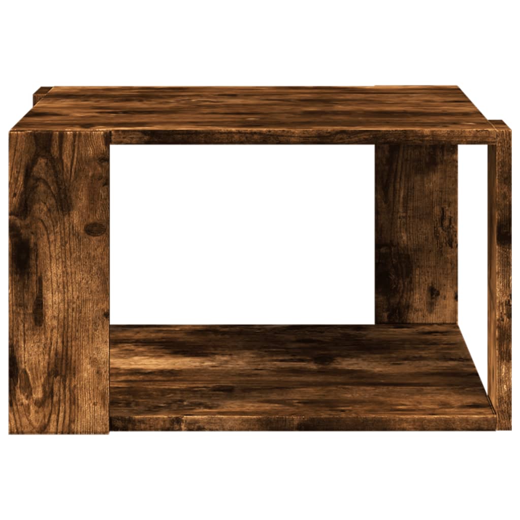 Salongbord Røkt Eik 51,5X51,5X30 Cm Konstruert Tre