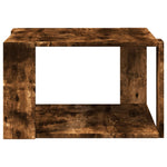 Salongbord Røkt Eik 51,5X51,5X30 Cm Konstruert Tre