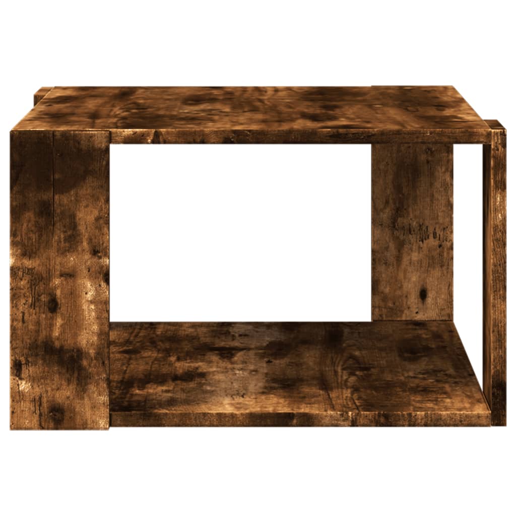 Salongbord Røkt Eik 51,5X51,5X30 Cm Konstruert Tre