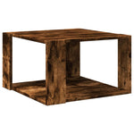 Salongbord Røkt Eik 51,5X51,5X30 Cm Konstruert Tre
