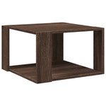 Salongbord Brun Eik 51,5X51,5X30 Cm Konstruert Tre