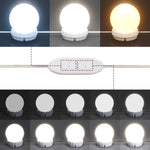 Sminkebord Med Led Sonoma Eik 80X41X134,5 Cm