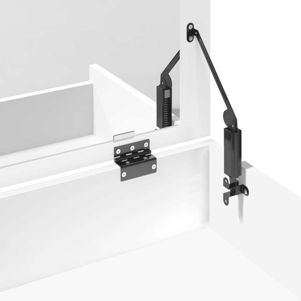 Sminkebord Med Krakk Hvit 60X40X113,5 Cm