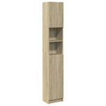 Baderomsskap Sonoma Eik 32X25,5X190 Cm Sponplate