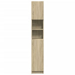 Baderomsskap Sonoma Eik 32X25,5X190 Cm Sponplate