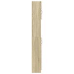 Baderomsskap Sonoma Eik 32X25,5X190 Cm Sponplate