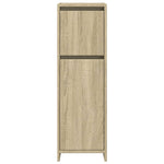 Baderomsskap Sonoma Eik 30X30X95 Cm Sponplate