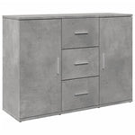 Skjenk Betonggrå 90,5X29,5X65 Cm Konstruert Tre