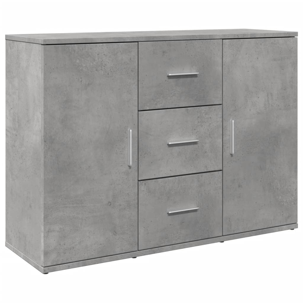 Skjenk Betonggrå 90,5X29,5X65 Cm Konstruert Tre