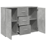Skjenk Betonggrå 90,5X29,5X65 Cm Konstruert Tre
