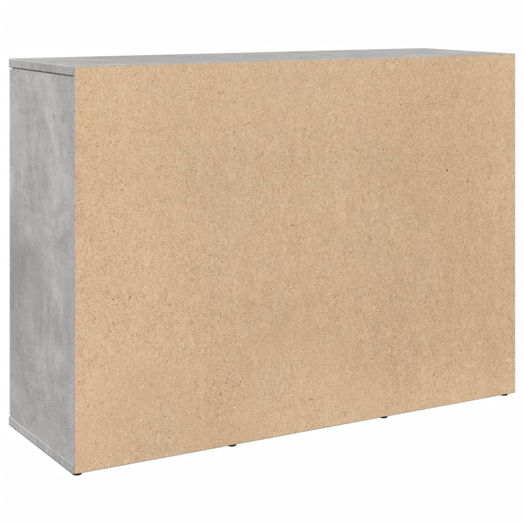 Skjenk Betonggrå 90,5X29,5X65 Cm Konstruert Tre