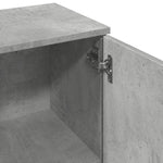 Skjenk Betonggrå 90,5X29,5X65 Cm Konstruert Tre