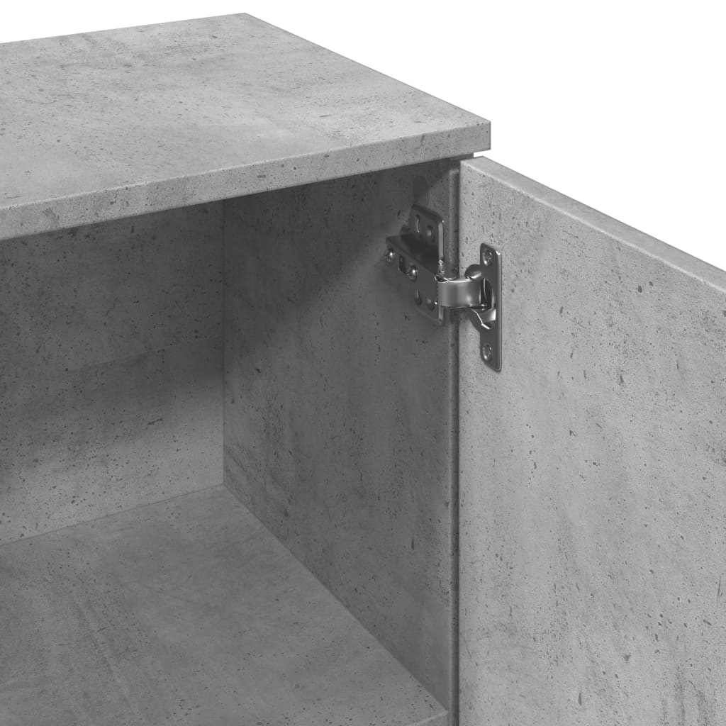 Skjenk Betonggrå 90,5X29,5X65 Cm Konstruert Tre