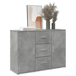 Skjenk Betonggrå 90,5X29,5X65 Cm Konstruert Tre