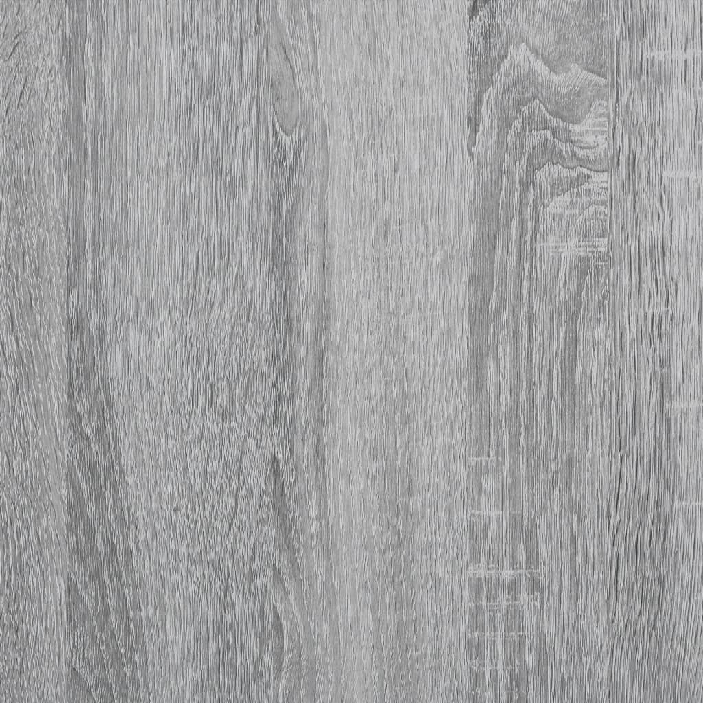 Kommode Grå Sonoma 91X35,5X74,5 Cm Konstruert Tre