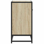 Nattbord Sonoma Eik 60X31X60 Cm Konstruert Tre Og Metall