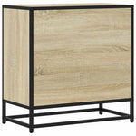 Nattbord Sonoma Eik 60X31X60 Cm Konstruert Tre Og Metall