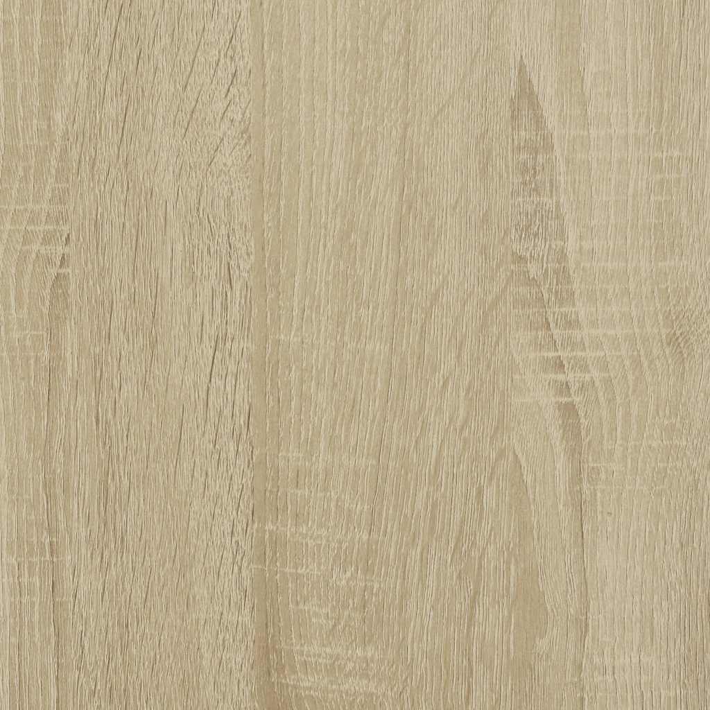 Nattbord Sonoma Eik 60X31X60 Cm Konstruert Tre Og Metall