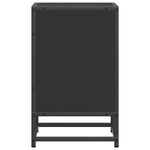 Nattbord Svart 40X31X50 Cm Heltre Furu Og Metall