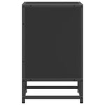 Nattbord 2 Stk Svart 40X31X50 Cm Heltre Furu Og Metall