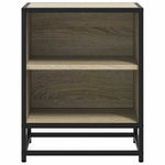Nattbord 2 Stk Sonoma Eik 40X31X50 Cm Konstruert Tre Og Metall