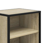 Nattbord 2 Stk Sonoma Eik 40X31X50 Cm Konstruert Tre Og Metall