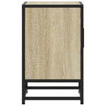 Nattbord 2 Stk Sonoma Eik 40X31X50 Cm Konstruert Tre Og Metall