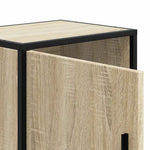 Nattbord 2 Stk Sonoma Eik 40X31X50 Cm Konstruert Tre Og Metall