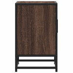Nattbord Brun Eik 40X31X50 Cm Konstruert Tre Og Metall