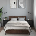Veggmonterte Nattbord 2 Stk Svart 40X31X39,5 Cm