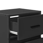 Veggmonterte Nattbord 2 Stk Svart 40X31X39,5 Cm