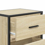 Veggmonterte Nattbord 2 Stk Sonoma Eik 40X31X39,5 Cm