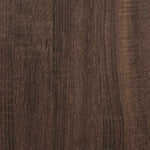 Veggmonterte Nattbord 2 Stk Brun Eik 40X31X39,5 Cm