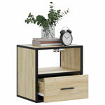 Veggmontert Nattbord Sonoma Eik 40X31X39,5 Cm