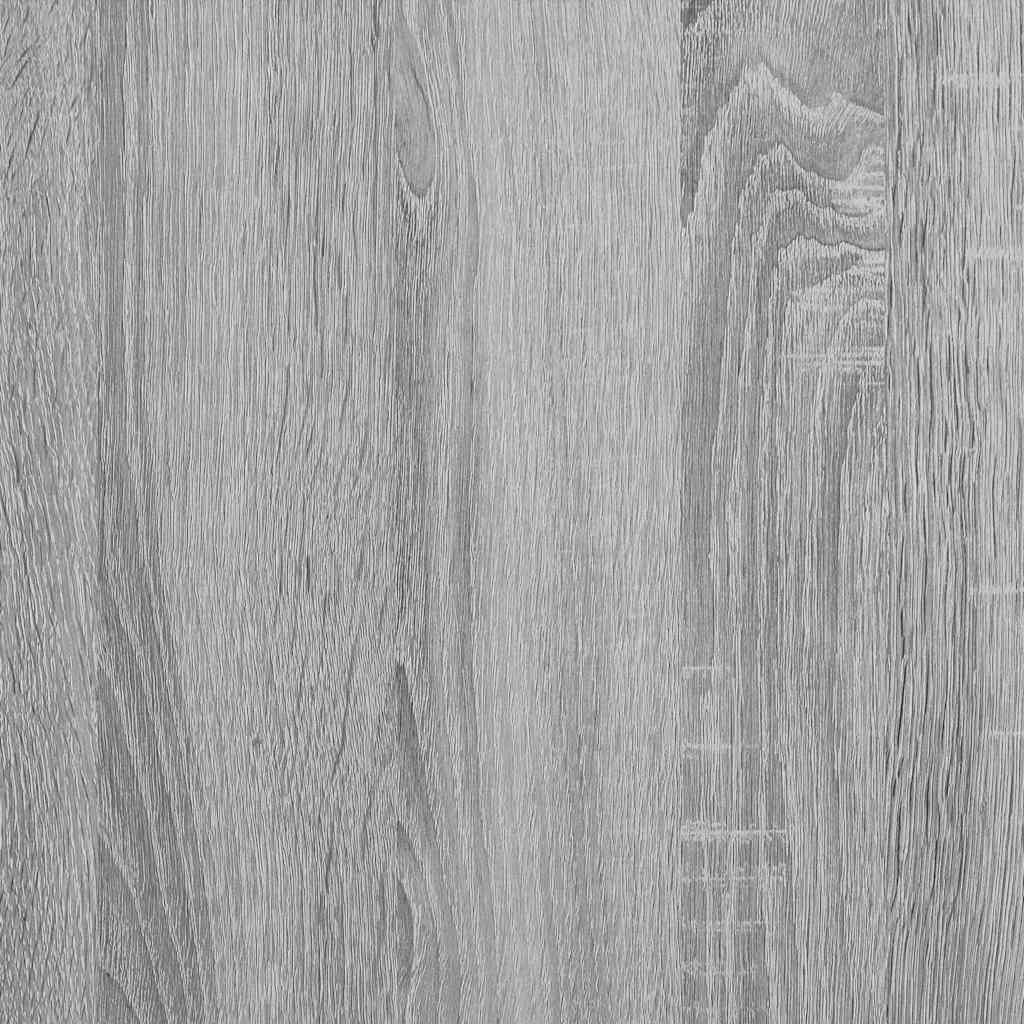 Veggmonterte Nattbord 2 Stk Grå Sonoma 40X31X39,5 Cm