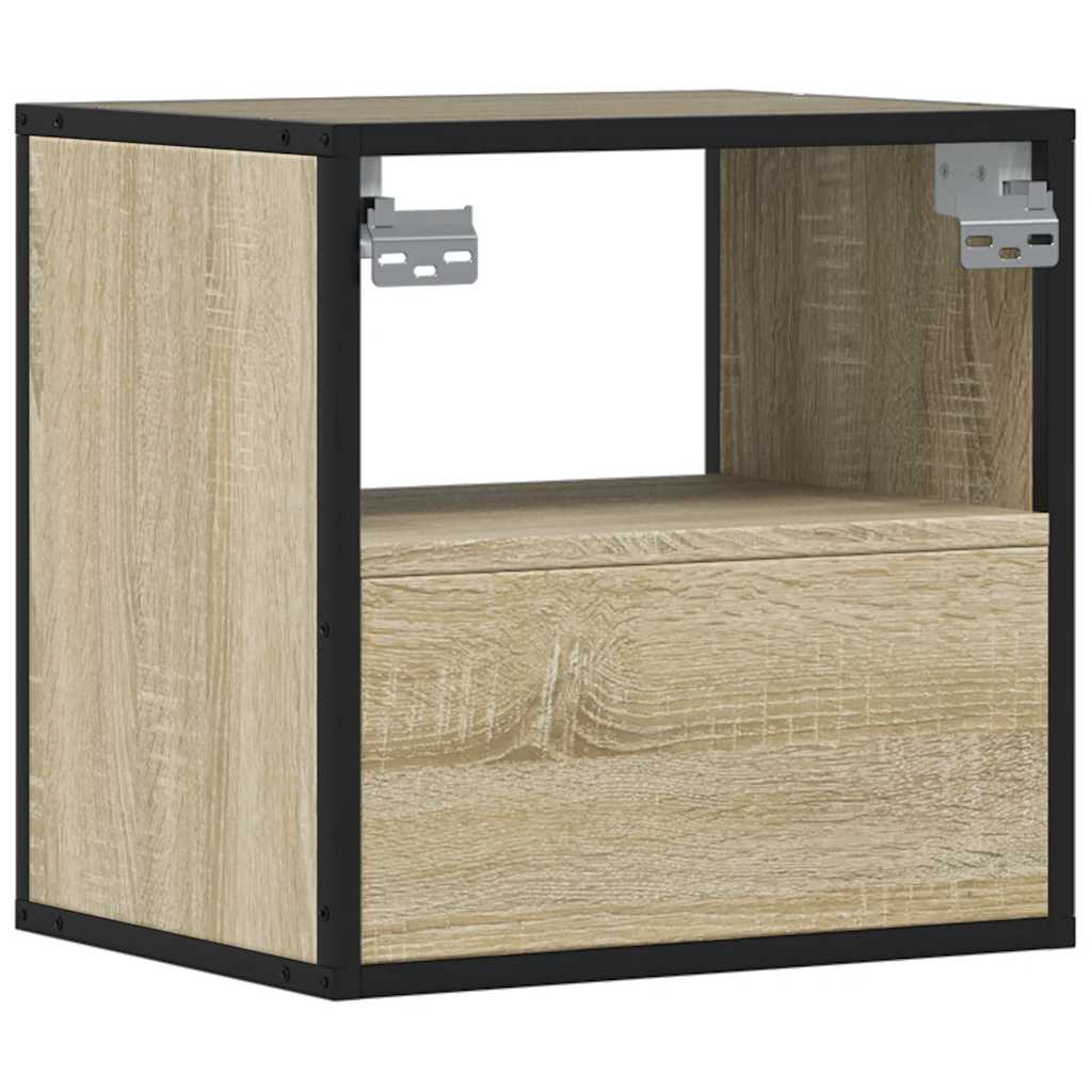 Veggmontert Nattbord Sonoma Eik 40X31X39,5 Cm