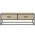Salongbord Sonoma Eik 100X50X35 Cm Konstruert Tre Og Metall