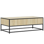 Salongbord Sonoma Eik 100X50X35 Cm Konstruert Tre Og Metall