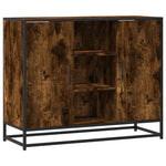 Skjenk Røkt Eik 92X35X76 Cm Konstruert Tre