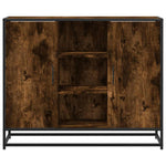 Skjenk Røkt Eik 92X35X76 Cm Konstruert Tre