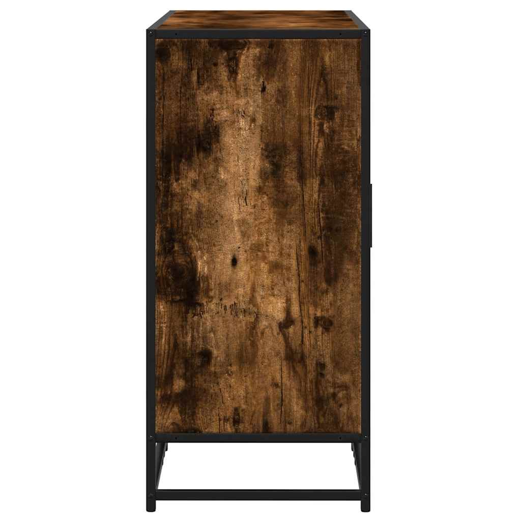 Skjenk Røkt Eik 92X35X76 Cm Konstruert Tre
