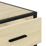 Kommode Sonoma Eik 70X41X56 Cm Konstruert Tre